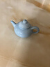 恩壽溯迷你小茶壺套裝陶瓷便攜網(wǎng)紅兒童茶壺幼兒園過家家廚房玩具仿真 炫酷藍-西西施茶壺【套裝】 曬單實拍圖