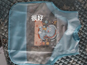 兒童罩衣防水免洗飯兜夏季薄款無(wú)袖反穿衣寶貝吃飯圍兜嬰幼兒圍裙 淺藍(lán)星球龍 130碼(建議3-4歲) 曬單實(shí)拍圖