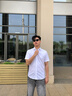 TUCANO;啄木鳥白襯衫男短袖夏季薄款冰絲襯衫寬松透氣商務(wù)正裝襯衫男工裝襯衣 白色 D8746 XL 【建議155-175斤】 曬單實拍圖