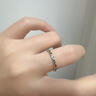 足銀999七彩愛(ài)心戒指女款輕奢小眾設計高級感簡(jiǎn)約百搭可調節指環(huán) 七彩愛(ài)心戒指 曬單實(shí)拍圖