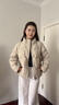 雅鹿立領(lǐng)保暖百搭羽絨服2025秋冬季新款面包服女短款超好看時(shí)尚外套 曬單實(shí)拍圖