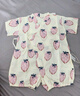 babylove嬰兒連體衣夏季竹棉山茶紗布和尚服新生兒寶寶衣服薄款透氣哈衣 曬單實拍圖
