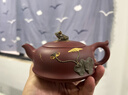 雅沁韻宜興紫砂壺套裝湯懷元純手工荷塘月色茶壺原礦大紅袍紫砂茶具套裝 荷塘月色整套 曬單實(shí)拍圖