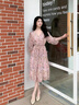 鹿王戀雪杭州高端桑蠶真絲連衣裙女2025新款夏季國(guó)際大牌流行爆款碎花裙子 圖片色 L 曬單實(shí)拍圖