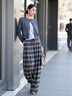FIRSTSTATION時尚百搭多色圓領(lǐng)寬松針織開衫毛衣女25秋新款9156A 灰色 M 曬單實拍圖