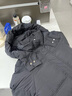 （反季清貨）2025冬季新款寬松小個(gè)子羽絨服女韓版連帽外套 黑色 S 曬單實(shí)拍圖
