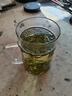 76 月牙杯茶水分離杯玻璃泡茶杯過濾綠茶杯花茶杯耐高溫玻璃茶具 月牙杯450ml(無蓋) 曬單實拍圖