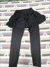 駱駝（CAMEL）彈力假兩件健身褲女高腰緊身跑步長(zhǎng)褲 Y23BA4L0029A 幻影黑  M 曬單實(shí)拍圖