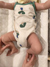 babylove嬰兒包屁衣夏季薄款純棉三角哈衣男女寶寶衣服可愛吊帶爬服夏裝 曬單實(shí)拍圖