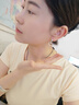 伊燦s925銀針愛心吊墜耳環(huán)女2025新款爆款小眾設(shè)計感氣質(zhì)時尚耳釘耳飾 s925銀針愛心耳環(huán) 曬單實(shí)拍圖