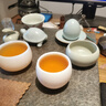 鈺銓龍門冰種潤白龍蛋主人杯 高檔德化冰種玉瓷手工厚重壓手主人杯不倒杯 冰種素燒潤白龍蛋不倒杯130ml1只 曬單實拍圖