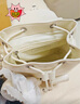 CHARLES&KEITH25夏季新品復(fù)古油蠟皮簡約通勤雙肩包七夕禮物CK2-60160240 Cream奶白色 M 曬單實拍圖