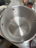 LXBF龍興寶富無涂層加深316L不銹鋼湯鍋加厚陶瓷家用煲湯電磁爐燃?xì)怆p耳蒸煮鍋 316L多層復(fù)合鋼奶鍋 22cm 4L 曬單實(shí)拍圖