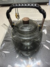 全度蒸煮一體玻璃茶壺加厚耐高溫大容量煮茶器電陶爐家用提梁壺燒水壺 銀杏茶壺（雙魚提梁） 1000ml 曬單實拍圖