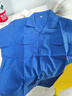JDAY夏季工作服套裝定制logo男女長(zhǎng)袖薄款耐磨短袖上衣汽修廠服勞保服 短袖套裝 XL 175 曬單實(shí)拍圖