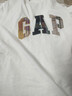 Gap男女裝2025夏季新款格紋貼布繡logo短袖T恤寬松多色上衣729330 白色 S (165/88A) 亞洲尺碼 曬單實(shí)拍圖