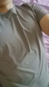 回力（Warrior）冰絲短袖t恤男士夏季薄款網(wǎng)眼休閑寬松透氣體恤運(yùn)動(dòng)跑步速干上衣W 曬單實(shí)拍圖
