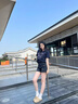 MARDI臘腸狗印花純棉休閑百搭短袖2025夏季新款韓版顯瘦圓領T恤潮 PF111 黑色 M 曬單實拍圖