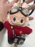 潮玩LABUBU拉布布毛絨公仔娃娃掛件可愛搪膠玩偶車鑰匙扣包包掛件飾 紅色毛衣相機(jī)套裝拉布布掛件【娃+娃衣】 曬單實(shí)拍圖
