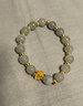 中國黃金China Gold蓮花黃金手鏈女足金轉(zhuǎn)運珠手串七夕情人節(jié)禮物送女友老婆媽媽生日 【加重版/14顆金珠】足金蓮花和田玉手串+證書禮盒 曬單實拍圖