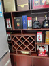 酒柜靠墻客廳家用紅酒儲物柜子現代簡(jiǎn)約酒柜餐邊柜一體玄關(guān)柜定制 120*200*30現代門(mén)3門(mén)柚木色 雙門(mén) 曬單實(shí)拍圖