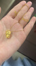 中國黃金（CHINA GOLD）超人豬黃金項鏈男女款小金豬3D硬金吊墜足金生肖本命年禮物送女友 超人豬吊墜【配S925鏈】約1.8g 曬單實拍圖