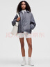 lululemon丨Insulated 女士帶夾層超寬松款翻領(lǐng)夾克 LW4CJ9S 太陽(yáng)灰 S 曬單實(shí)拍圖