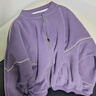 衣典零一（LEDIALYI）小香風(fēng)外套女裝2025春秋季新款休閑氣質(zhì)小個(gè)子運動(dòng)棒球服開(kāi)衫衛衣 紫色 M （推薦105斤以?xún)龋?曬單實(shí)拍圖