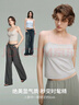 ubras抹胸bra-in吊帶背心女涼感帶胸墊美背百搭打底內(nèi)搭可外穿 黑色 S 曬單實拍圖