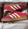 阿迪達斯 （adidas）三葉草 七夕禮物女 GAZELLE INDOOR W  IE1051 淺猩紅  37 曬單實拍圖