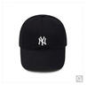 美職棒（MLB）男女復(fù)古可調(diào)節(jié)軟頂運(yùn)動棒球帽休閑遮陽鴨舌帽情侶CP77/CP66 黑色NY小標(biāo)【CP77-50BKS】 均碼 曬單實(shí)拍圖