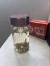 希諾（HEENOOR）單層加厚玻璃杯小巧便攜式帶濾網(wǎng)男女士泡茶水杯透明水晶杯了 360ML  芋艿白 曬單實拍圖