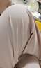 VVC成毅同款防曬褲女闊腿褲女新款夏季高腰寬松直筒戶外休閑褲 冰霧粉 M 【160-165cm 50-60kg】 曬單實拍圖