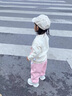 班喜迪女童套裝秋裝2025新款洋氣寶寶衛(wèi)衣嬰兒褲子春秋季兒童衣服兩件套 粉色 90 曬單實拍圖