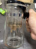 天喜（TIANXI）玻璃茶壺泡茶壺飄逸杯茶具套裝大容量茶水分離水杯泡茶杯過濾茶壺 單壺1000ml 曬單實(shí)拍圖
