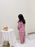 G.DUCKKIDS小黃鴨女童秋裝套裝2025新款洋氣兒童牛仔外套套裝春秋薄款兩件套 粉色 110 建議4~5歲【100-110cm】cm 曬單實拍圖