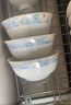 尚行知是中式陶瓷餐具飯碗家用新款高顏值米飯碗面碗吃飯專用小碗隔熱湯碗 6英寸面碗4只裝 曬單實拍圖