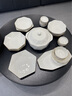康琴（KANGQIN）白鉆石金邊家用盤子菜盤方形異形菜盤網(wǎng)紅款整套陶瓷餐具餐盤碗盤 【描金】8英寸八角盤4個裝 曬單實拍圖