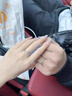 森愛百年求婚戒指莫桑石戒指女鉆戒情侶對戒純銀訂婚結婚婚戒520禮物女友 【真愛禮盒+單只女戒】 曬單實拍圖