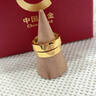 中國黃金（CHINA GOLD）黃金戒指足金999愛心指紋對戒定情戒婚戒七夕生日送老公老婆 其他克重聯(lián)系客服 曬單實(shí)拍圖