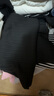 UR2025秋季新款女裝休閑松緊腰抽繩肌理感喇叭褲UWM650021 正黑 L 曬單實(shí)拍圖