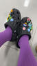 卡駱馳（crocs）經(jīng)典榴蓮Clog男女一腳蹬沙灘鞋CR209563-001  42.5 （42.5-43） 曬單實拍圖