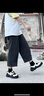 斐樂(lè)（FILA）FUSION斐樂(lè)瑪麗珍涼鞋女鞋新款涼拖魔術(shù)貼海螺沙灘鞋 微白/黑-WB 36 曬單實(shí)拍圖