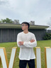 Calvin KleinJeans25早秋新款男士休閑通勤ck亞麻混紡圓領(lǐng)內(nèi)搭長袖T恤4RC255G YAS-牛乳白 L 曬單實拍圖