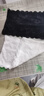 妙奕嘉白色蕾絲抹胸?zé)o肩帶內(nèi)衣裹胸一片式防走光遮胸神器美背黑色夏季 蕾絲花邊性感抹胸【黑+白】 均碼 【建議115斤內(nèi)】 曬單實拍圖