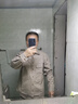 后探2025春季復(fù)古水洗純棉長袖襯衫男美式戶外工裝外套寬松休閑襯衣潮 卡其色 XL （140-160斤） 曬單實拍圖