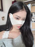 GOLOVEJOY防曬面罩女夏季防紫外線遮陽口罩臉基尼半臉透氣冰絲跑步蝴蝶掛耳 A款 暖米杏[遮顴骨防曬斑] 曬單實拍圖