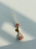 壹敘天然保真金絲玉桃花釀小葫蘆手機鏈掛件招財小吊墜精致女新款手機掛繩南紅純銀高級感新中式粉色 桃花釀-金絲玉葫蘆手機鏈 曬單實拍圖