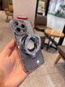 卡西奇磁吸帶支架適用蘋(píng)果16promax手機(jī)殼新款iphone14女水鉆15pro全包保護(hù)套12高級(jí)感小眾plus帶鏡頭膜 【太空銀-閃粉卡】磁吸隱形支架*點(diǎn)鉆硅膠軟殼 iPhone 16 Pro M 曬單實(shí)拍圖