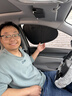 霍約斯德國高端汽車遮陽簾側(cè)擋汽車遮陽簾側(cè)窗戶玻璃遮擋簾車子內(nèi)用防曬 前排一對黑膠靜電遮陽擋/暴曬不發(fā)燙 曬單實拍圖